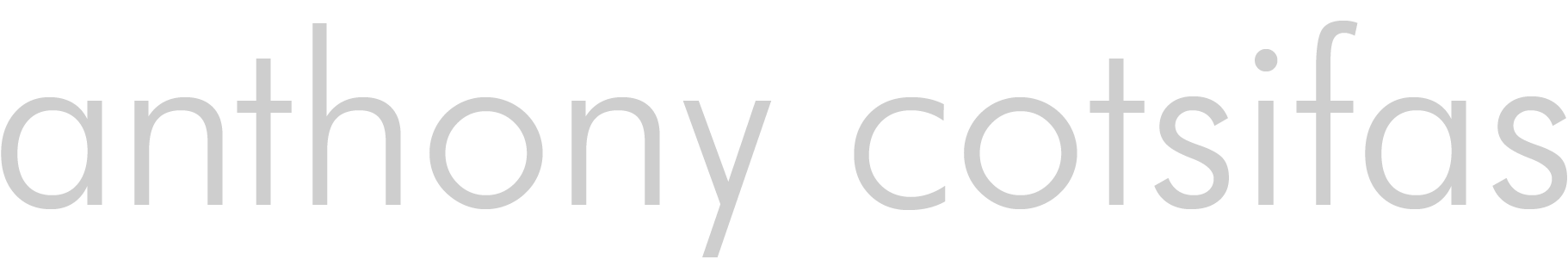 Anthony Cotsifas - Anthony Cotsifas